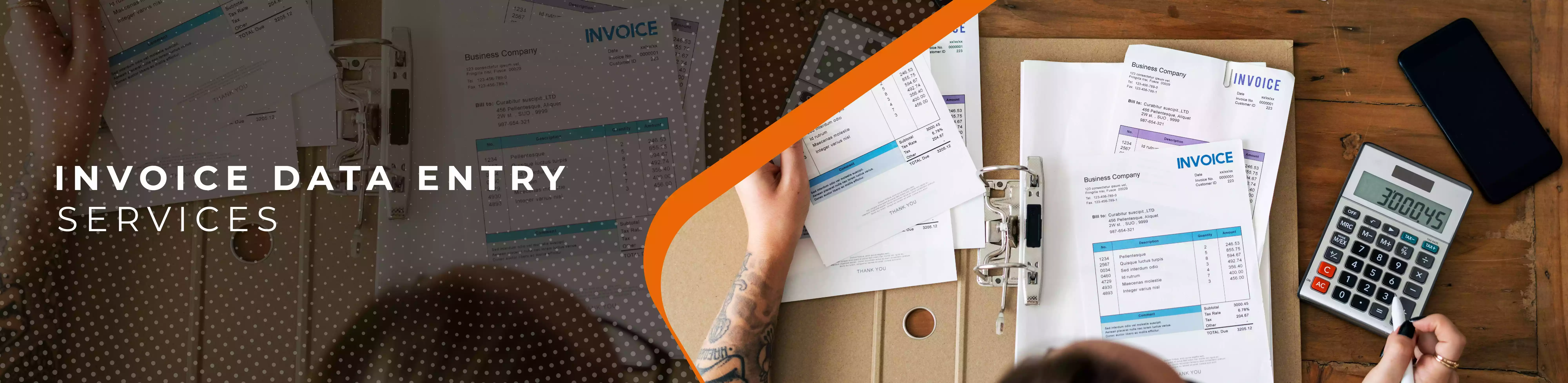 Invoice Data Entry Services